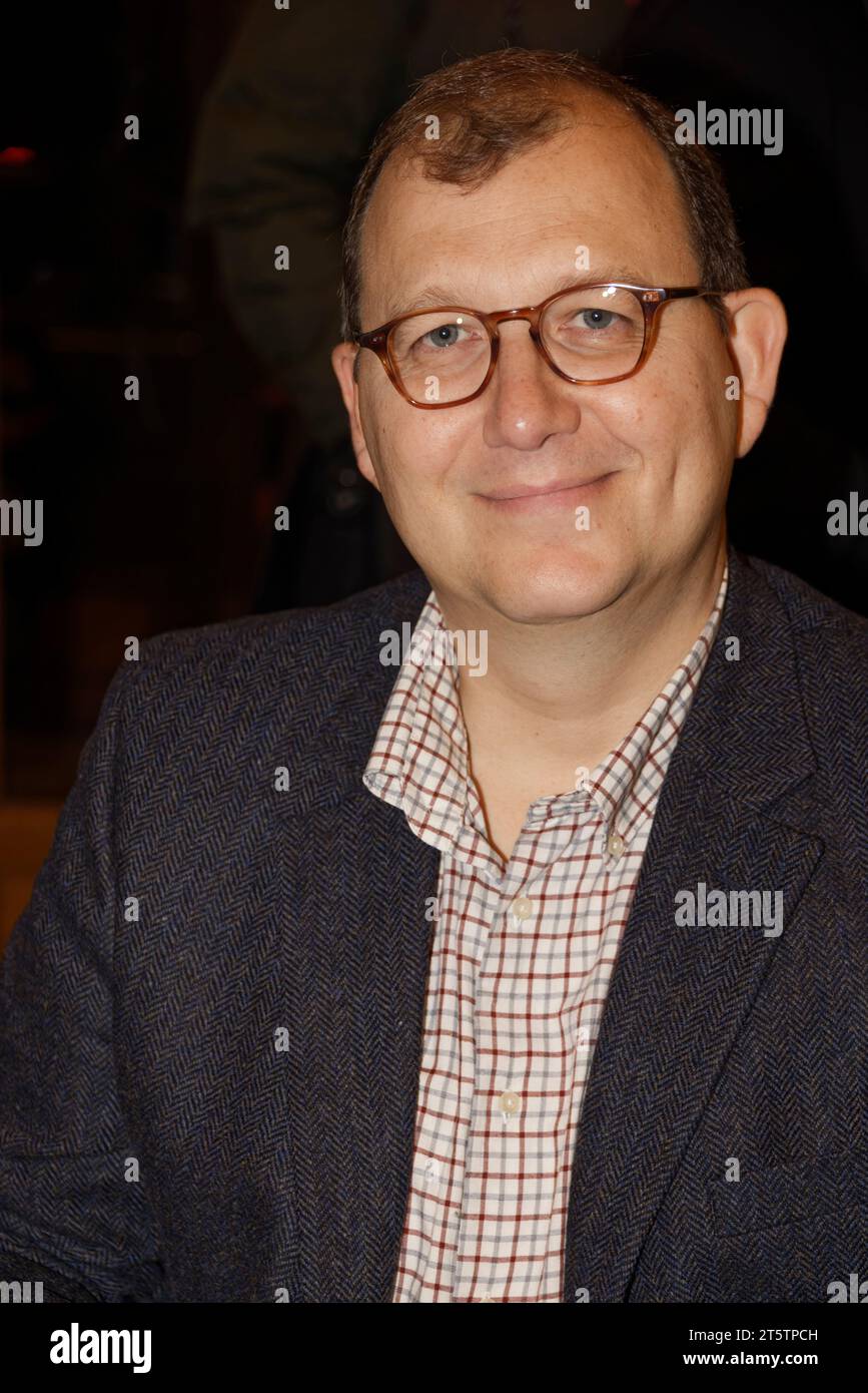 Paris, France. 6th Nov, 2023. Marc Minkowski attends Georges Bizet 2023 literary awards for the book of Opera and dance on November 6, 2023 at the Theatre des Champs-Elysées in Paris, France. Credit: Bernard Menigault/Alamy Live News Stock Photo