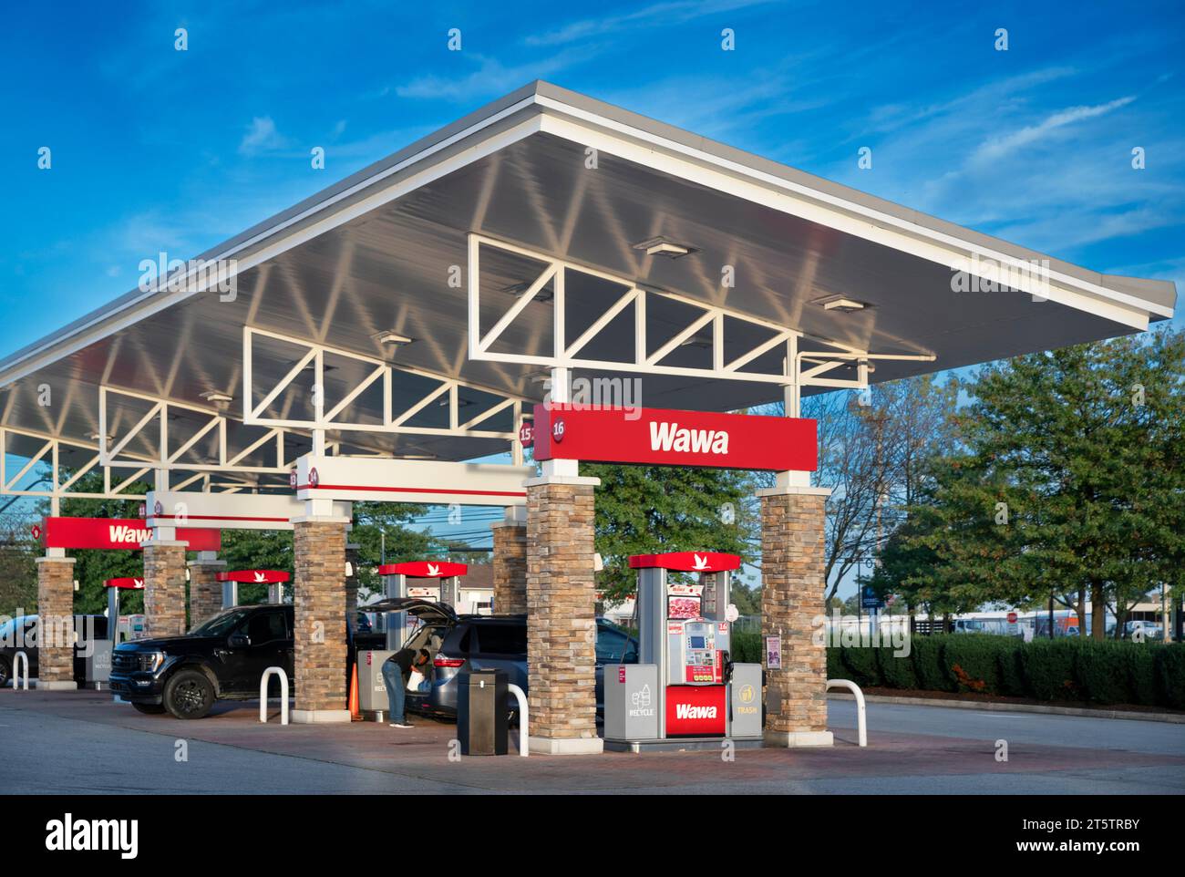 Wawa gas petrol station pump hires stock photography and images Alamy