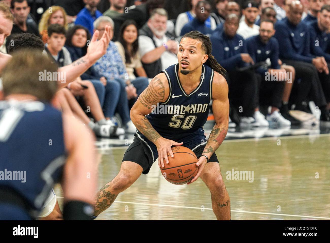 Orlando, Florida, USA, November 6, 2023, Orlando Magic guard Cole Anthony #50 during the second half at the Amway Center. (Photo Credit: Marty Jean-Louis/Alamy Live News Stock Photo