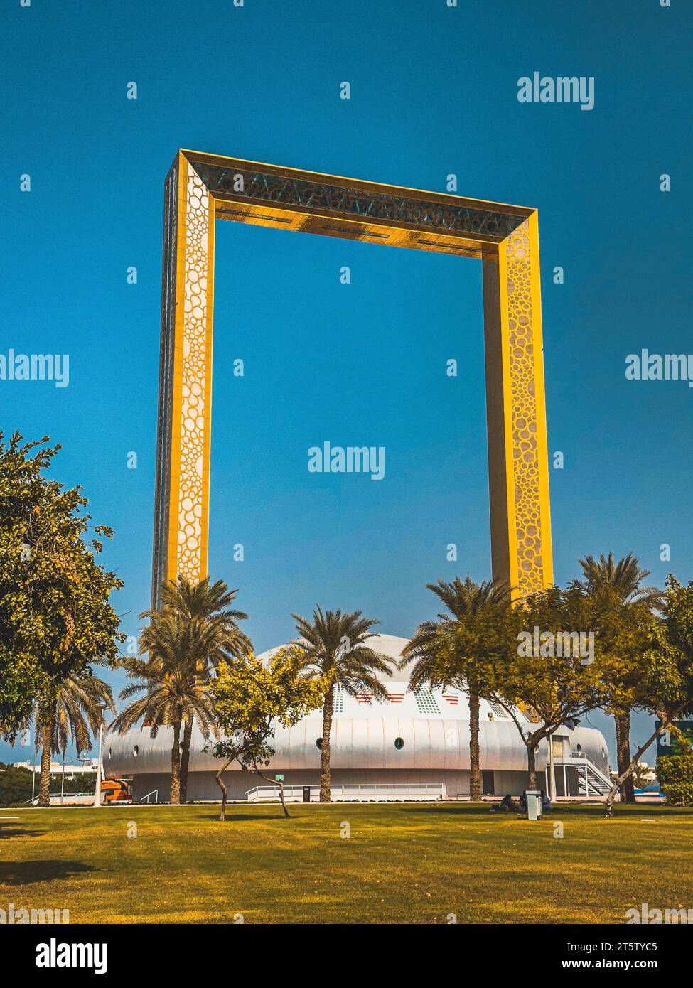 Dubai Frame in Zabeel Park, Downtown Dubai, UAE Stock Photo - Alamy