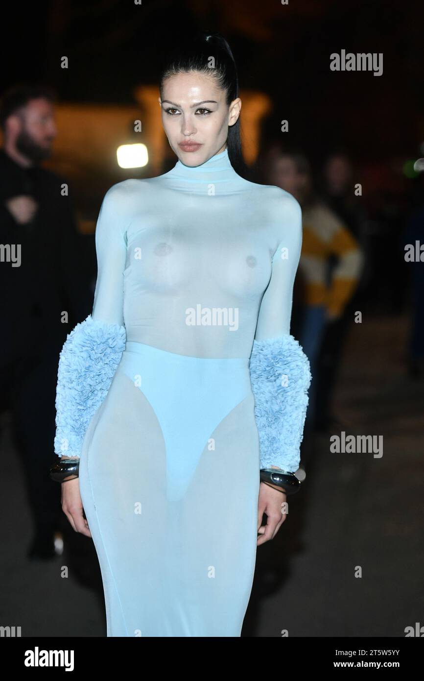 amelia grey hamlin see through dress Amelia Hamlin Leaves Nothing to the Imagination in See-Through Look