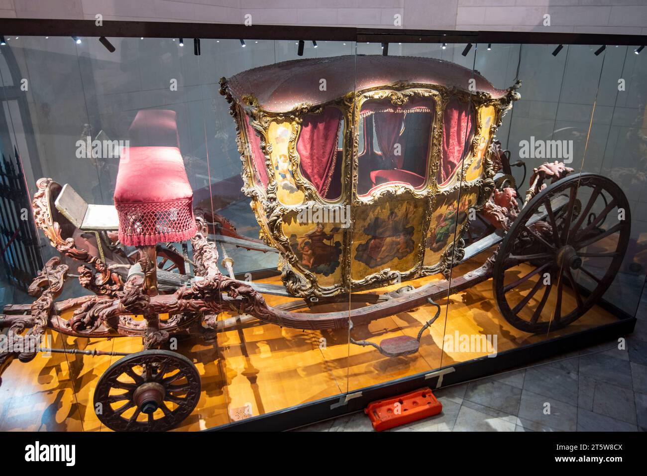 Baroque Carriage from 18th Century Stock Photo