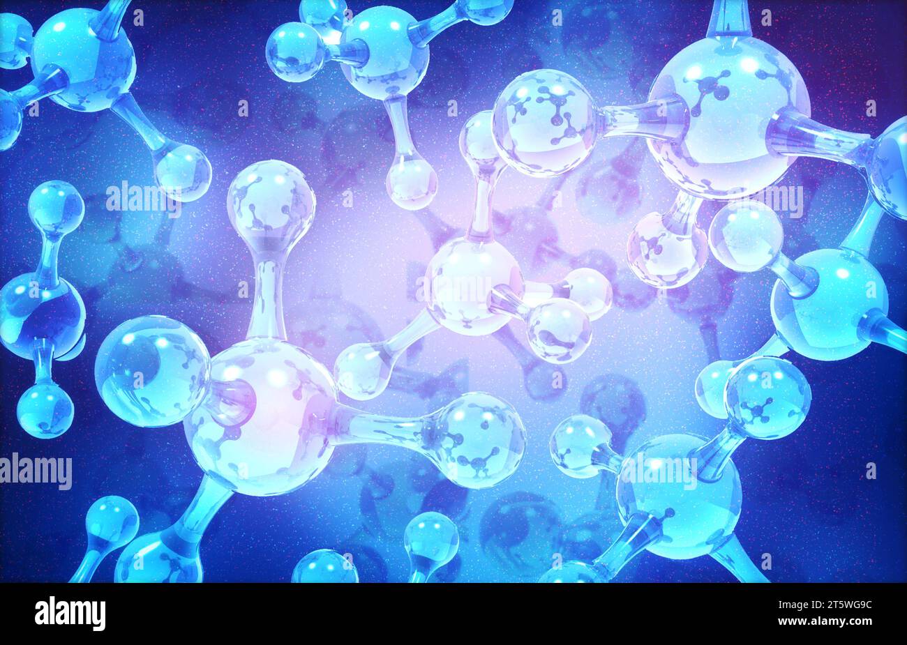 3d model dna molecules structure hi-res stock photography and images ...