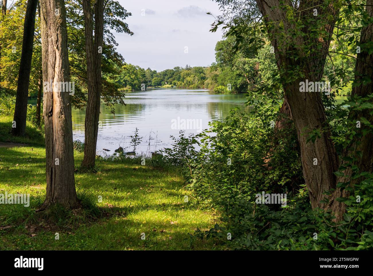 Cayuga and Seneca Canal in Seneca Falls, New York State Stock Photo Alamy