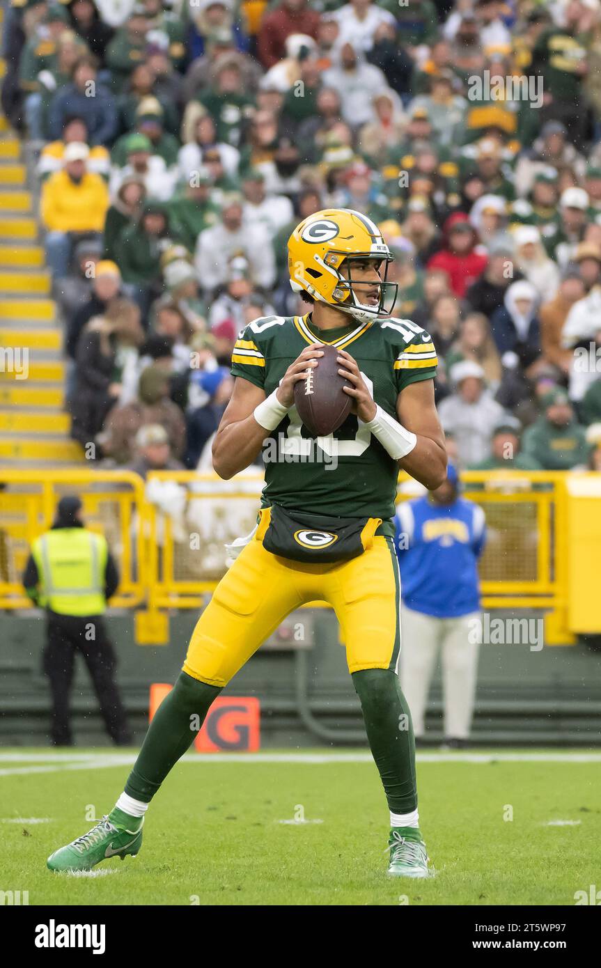 Green Bay, WI, USA. 5th Nov, 2023. Green Bay Packers Quarterback Jordan ...