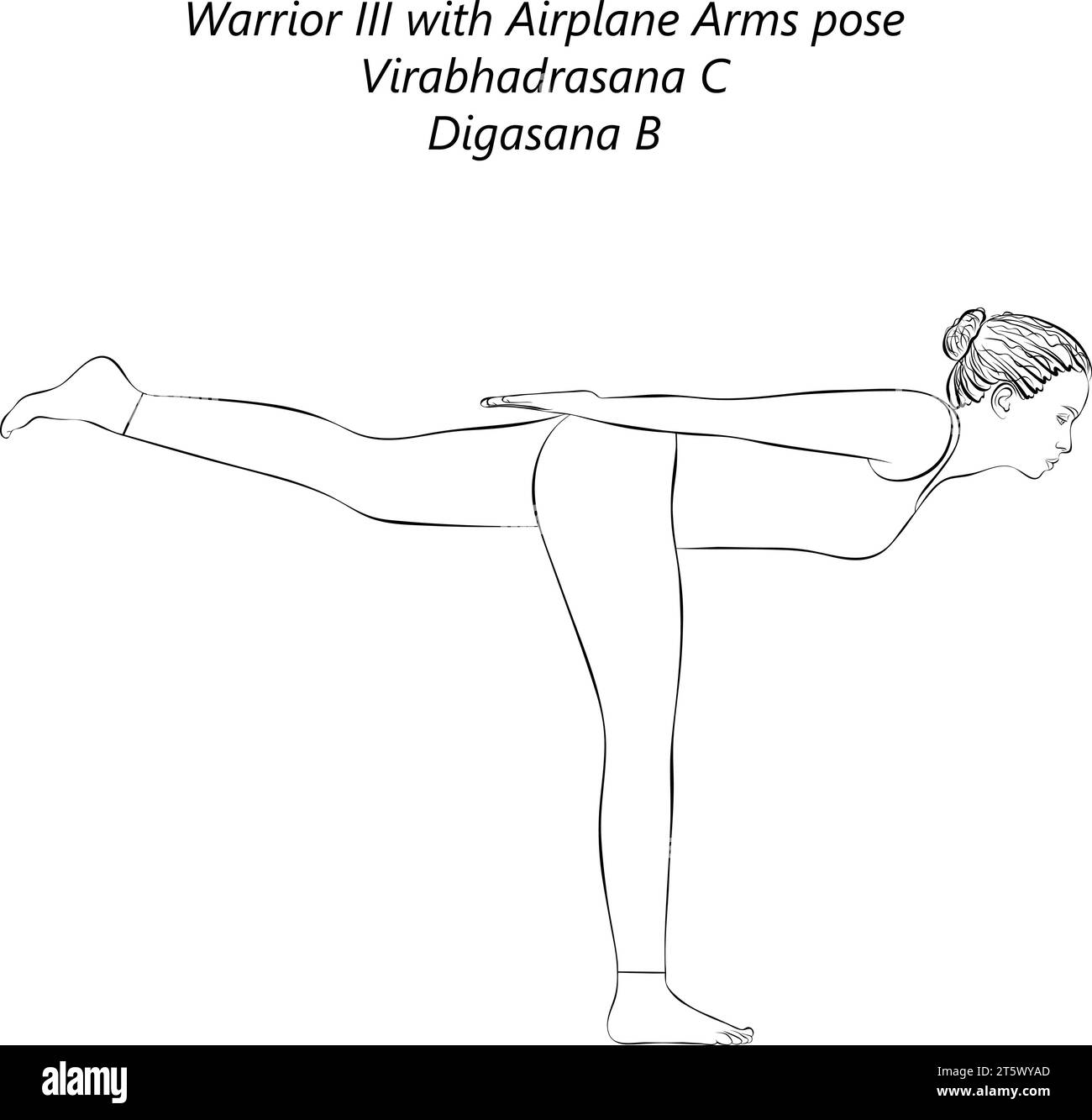 How to do Warrior 3 Pose - Virabhadrasana III - YouTube