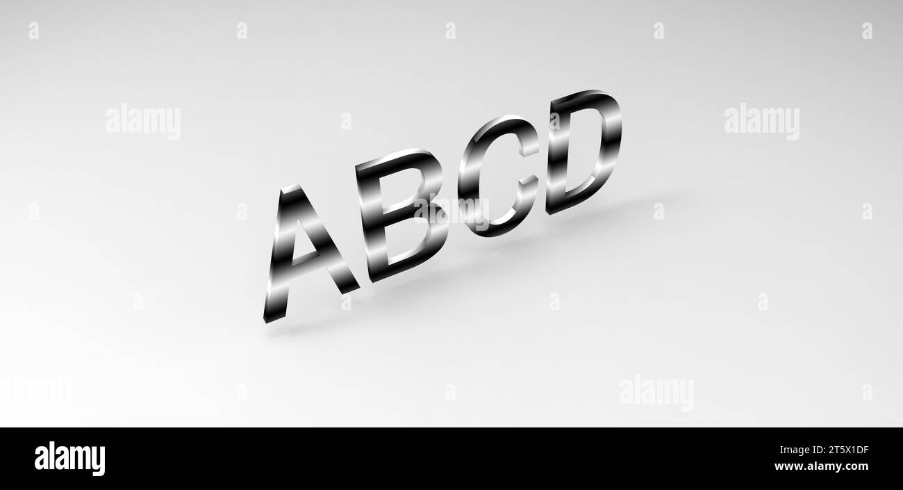 3D font 
