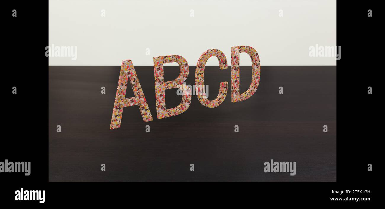 3D font