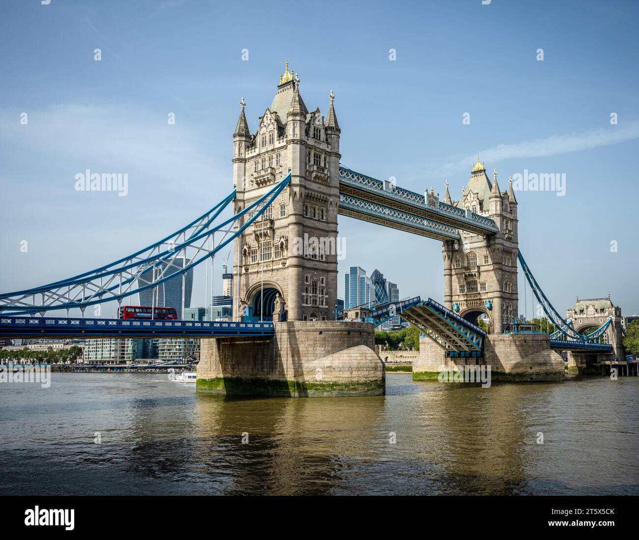 Tower Bridge and River Thames, London Stock Photo