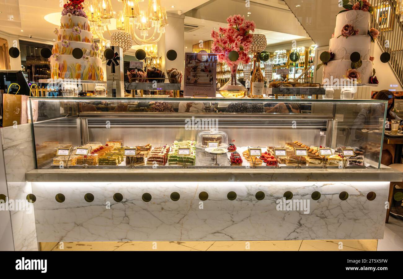 Cakes and Pastries, Caffe Concerto, Long Acre, London Stock Photo Alamy