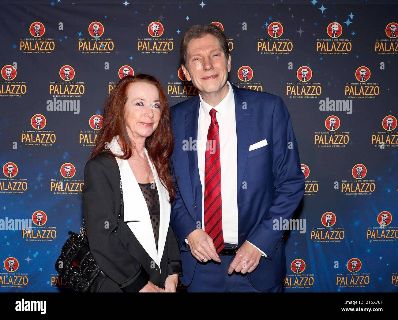 Andreas Dorfmann mit Frau Dorit Erste Impressionen beim Pressempfang ...