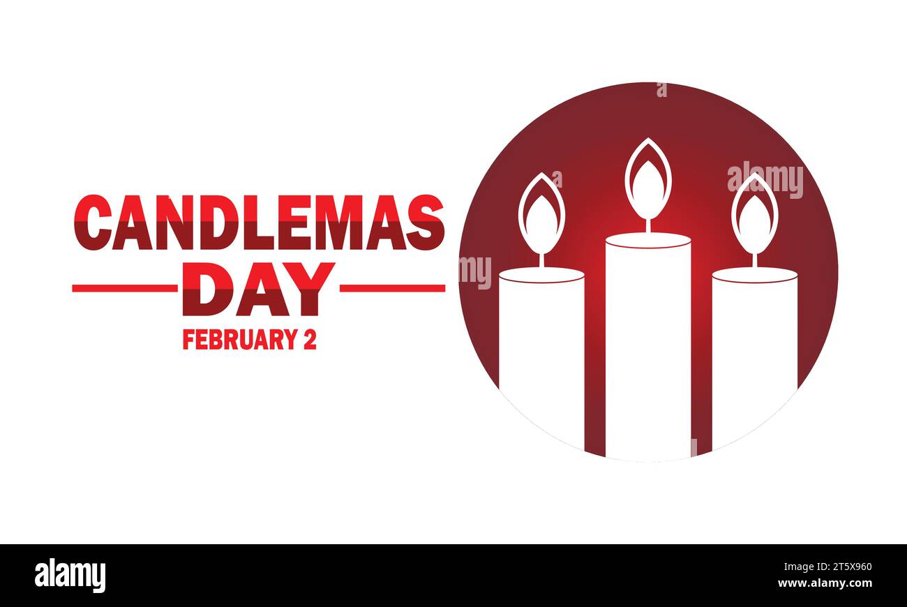 Candlemas Day Background. February 2. Vector illustration. Suitable for