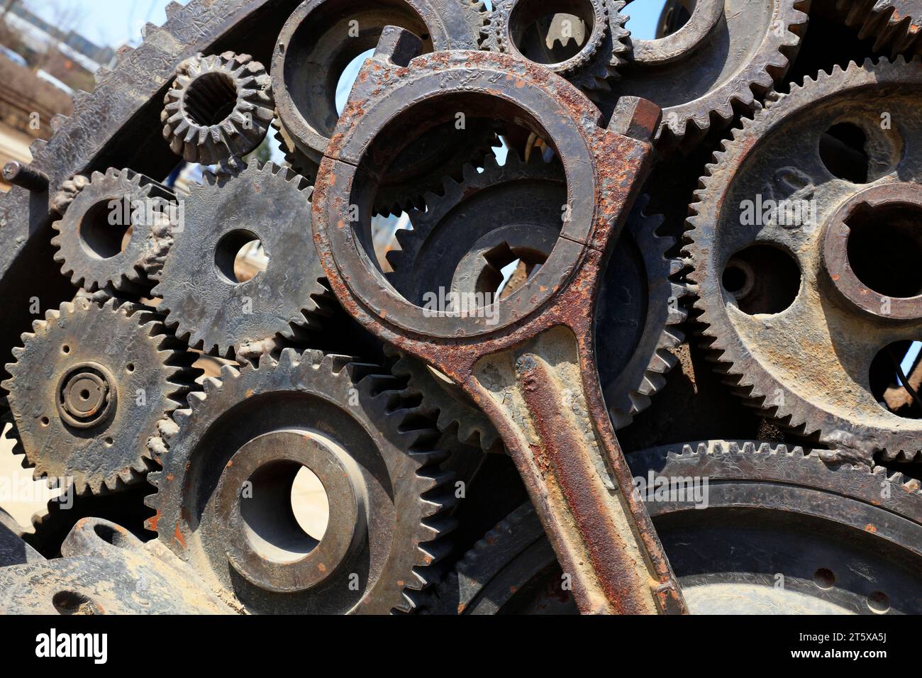 Rusty Factory Components Joining components hi-res stock photography and images - Alamy