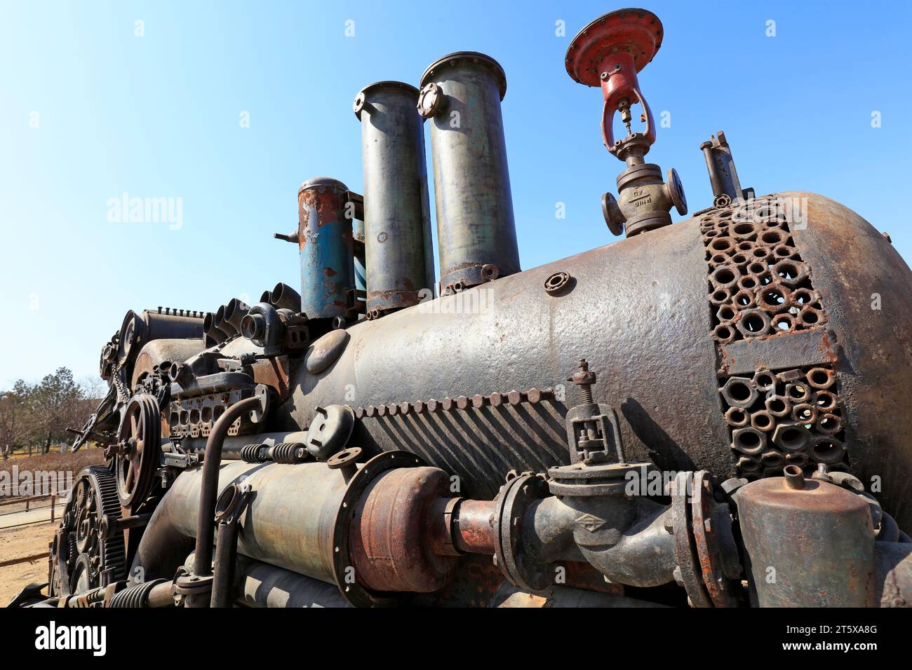 Rusty Factory Components Chimney components hi-res stock photography and images - Alamy