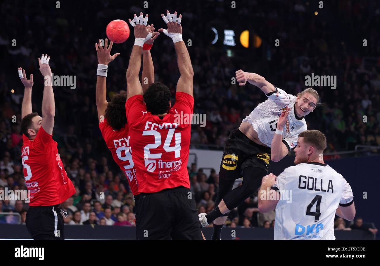 Juri Knorr of Germany  Handball LŠnderspiel in der Olympia Halle MŸnchen 5.11.2023 Deutschland -  €gypten  © diebilderwelt / Alamy Stock Stock Photo
