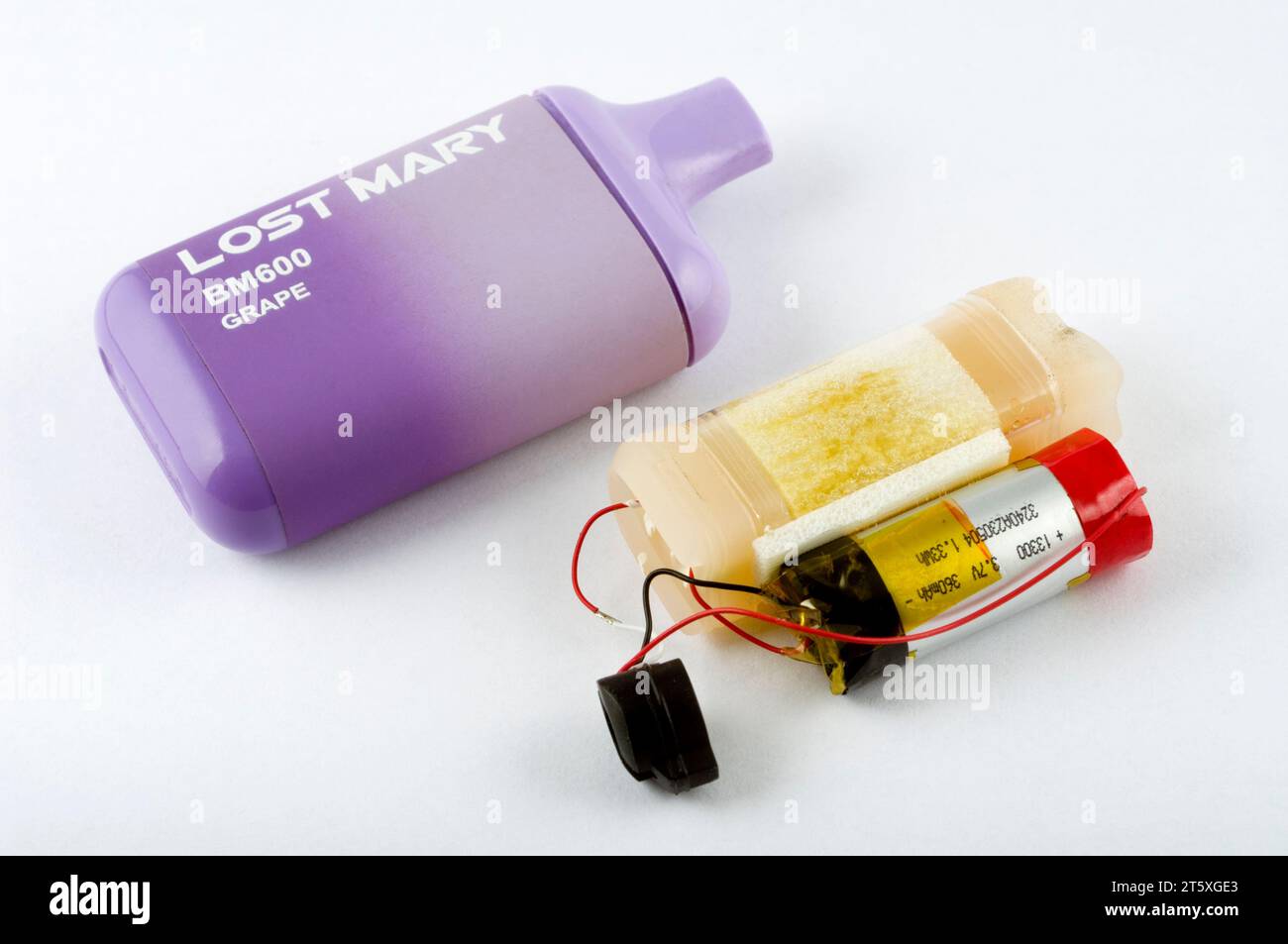 Internal Parts of an ECigarette Stock Photo Alamy