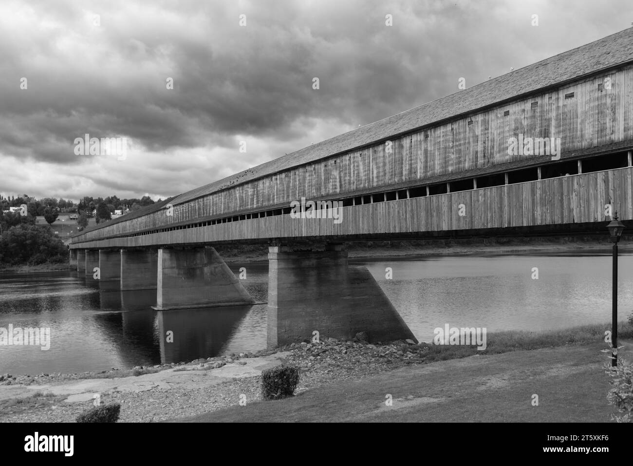 View of the longest covered bridge