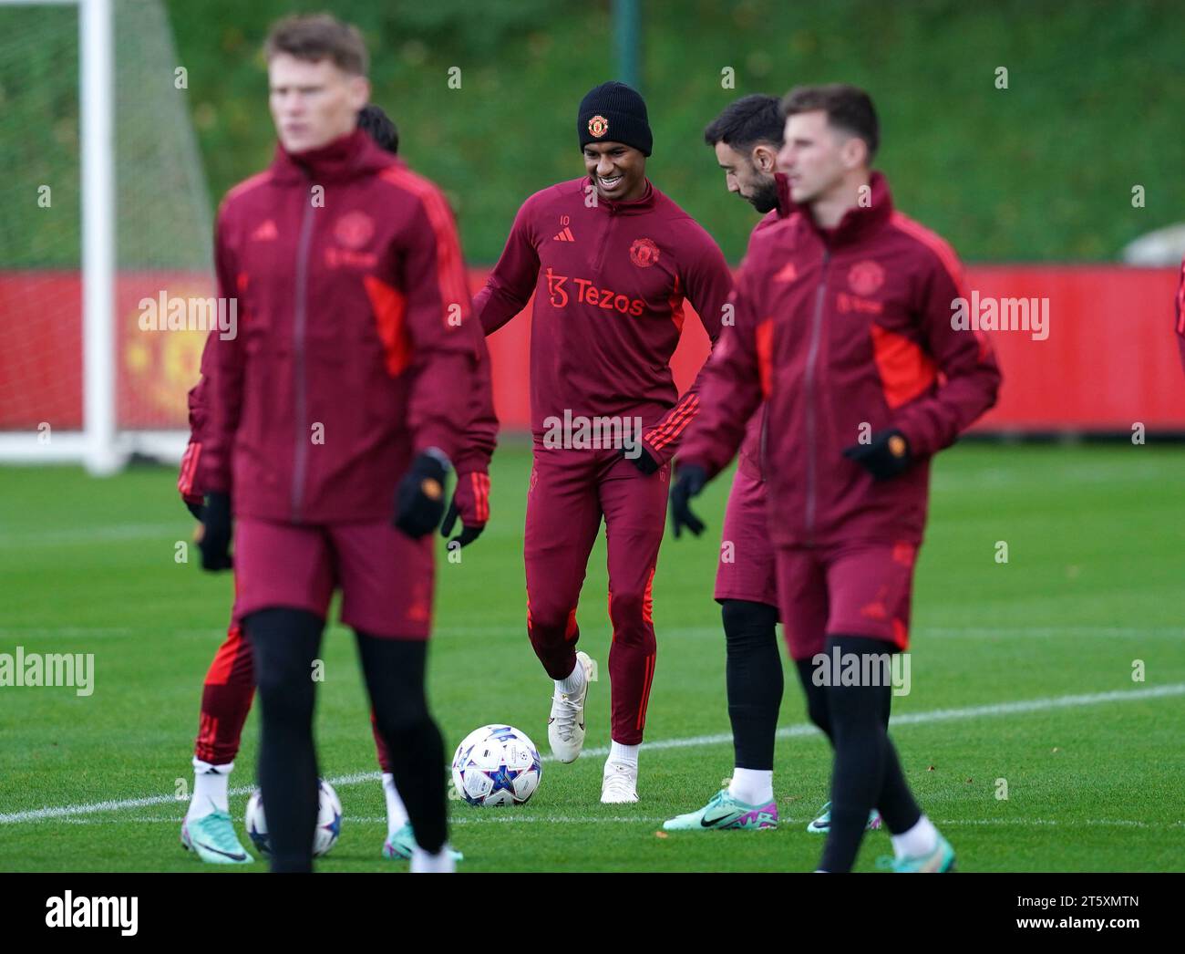 Man Utd star Marcus Rashford fits in training session at Altrincham FC  before quick visit to Carrington training ground – The US Sun