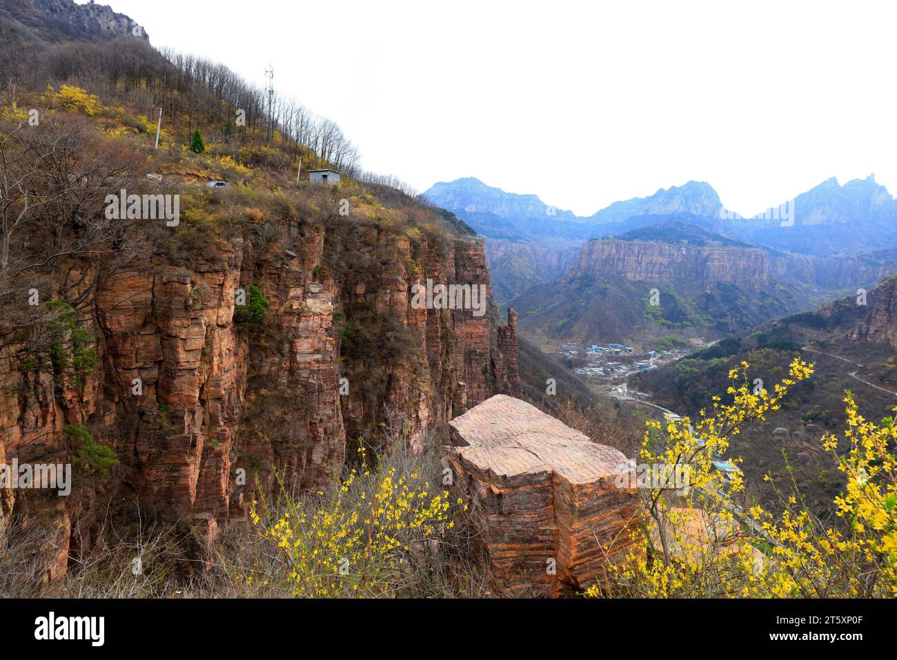 Wanxian mountains scenery, China Stock Photo