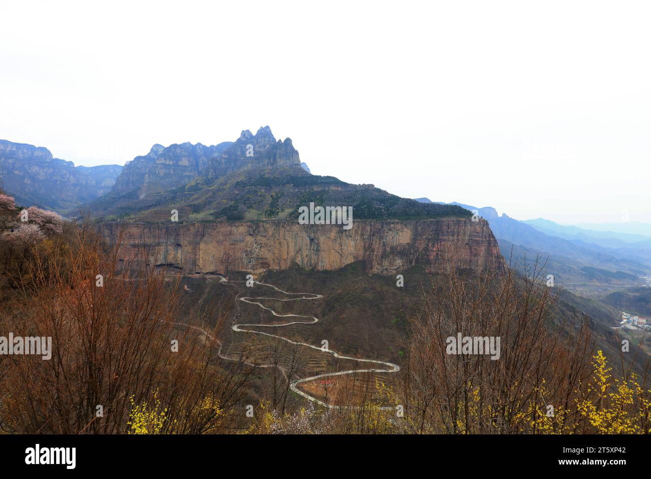 Wanxian mountain Scenic spot natural scenery, China Stock Photo
