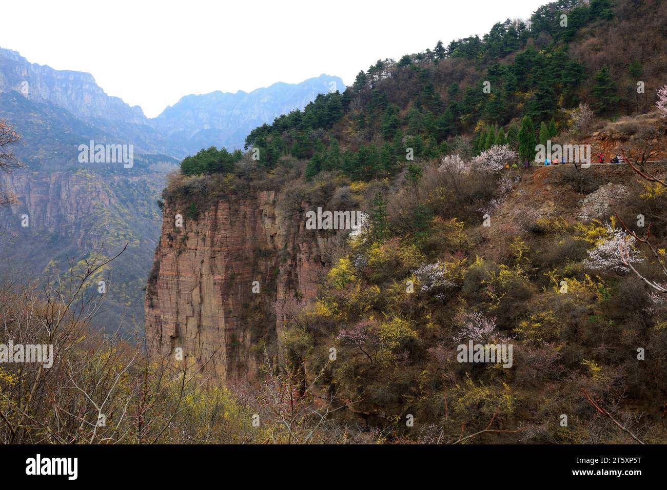 Wanxian mountain Scenic spot natural scenery, China Stock Photo