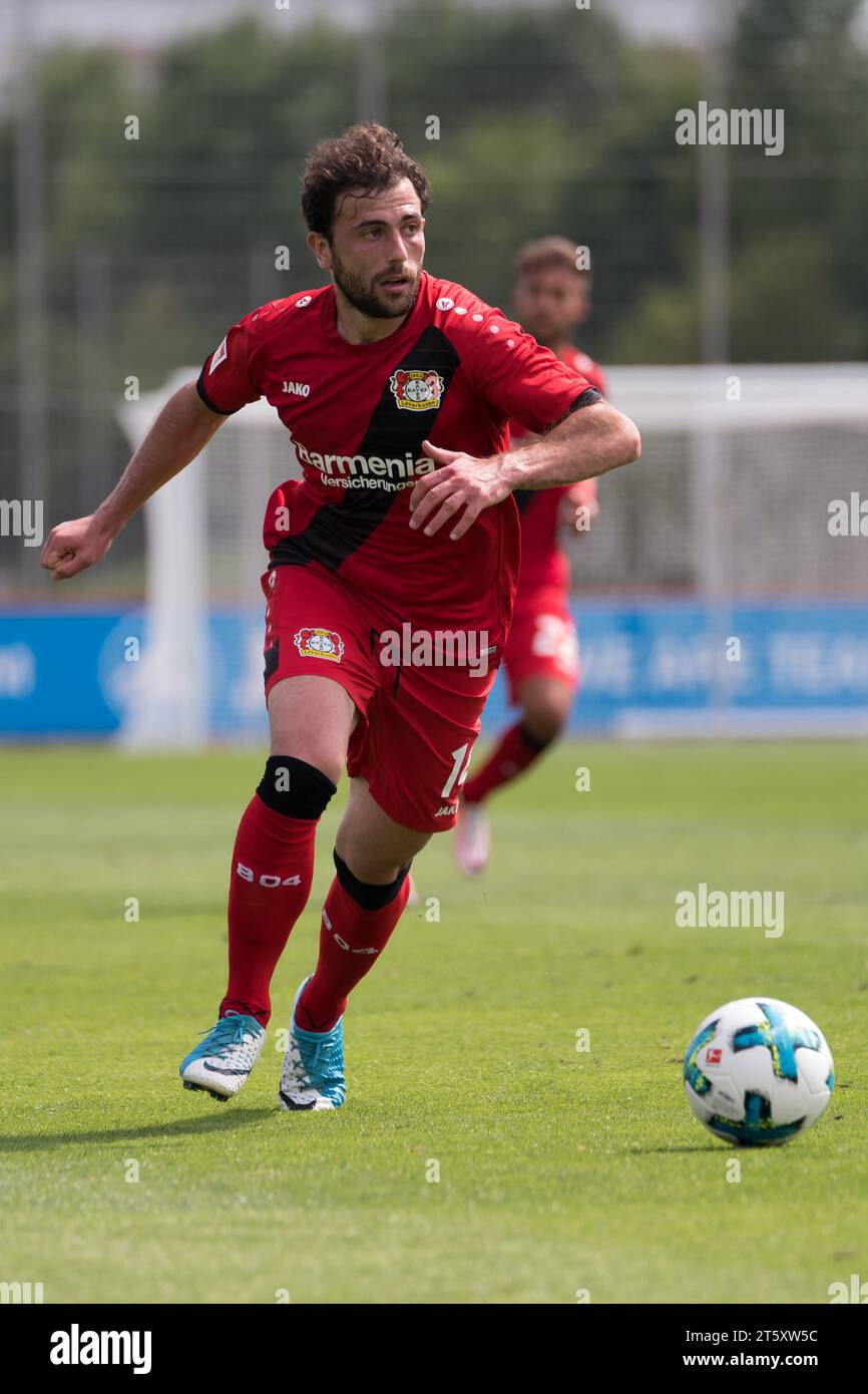 Admir Mehmedi Aktion Fussball Freundschaftsspiel Bayer 04 Leverkusen - VFB Speldorf in Leverkusen, Germany am 08.07.2017 Stock Photo
