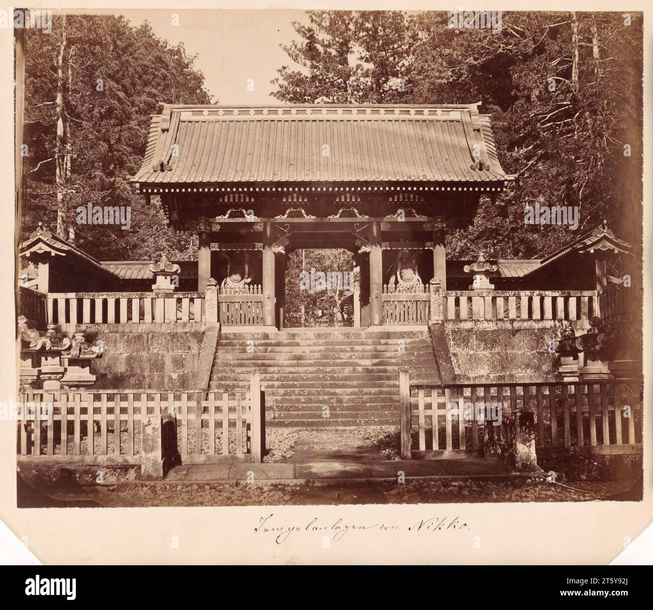 Nikko, Japan, Temple Complex, 1884 - site of Toshogu, Shinto shrine ...