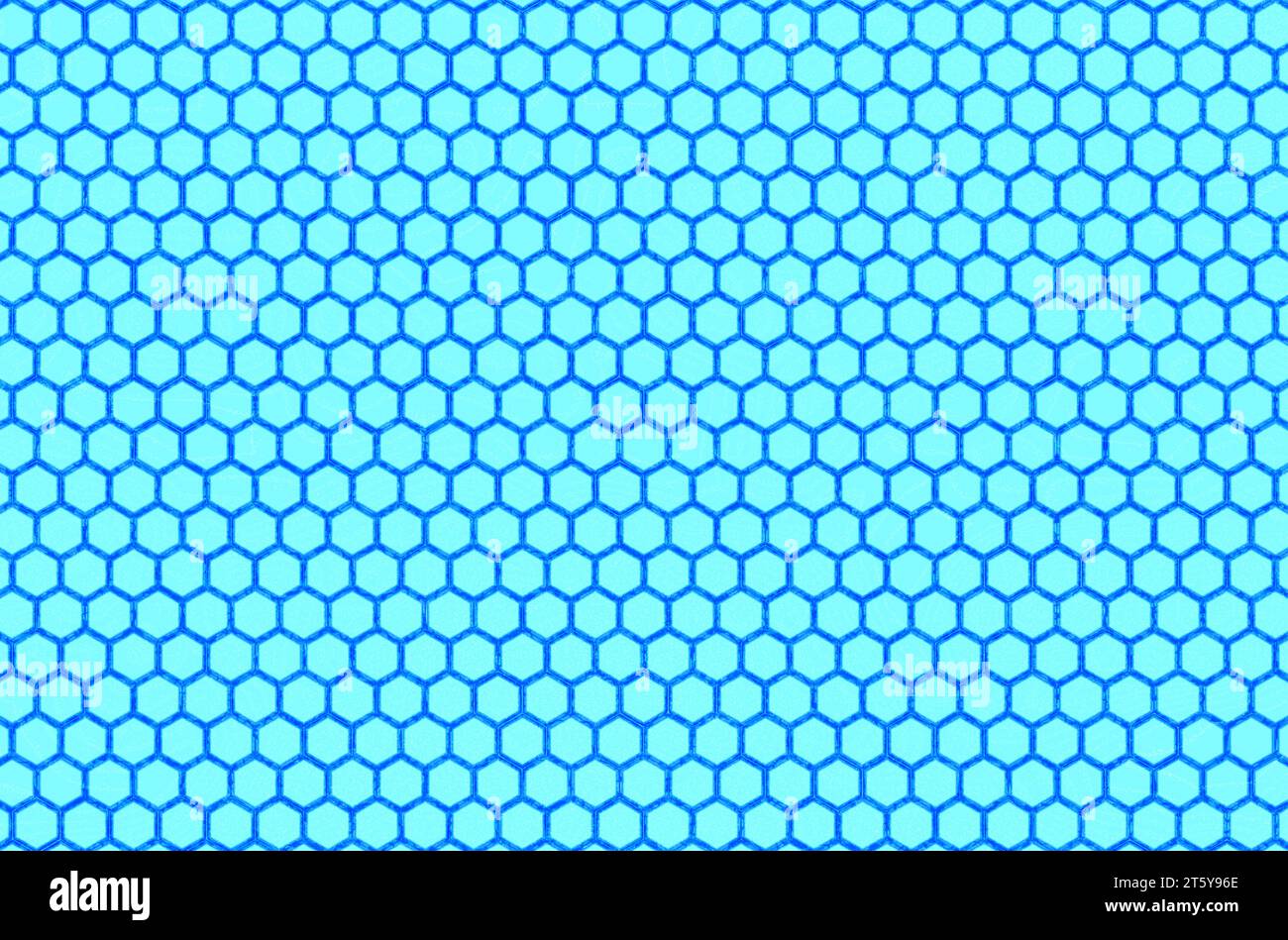 Image with hexagonal light blue background. Border of cells with ...