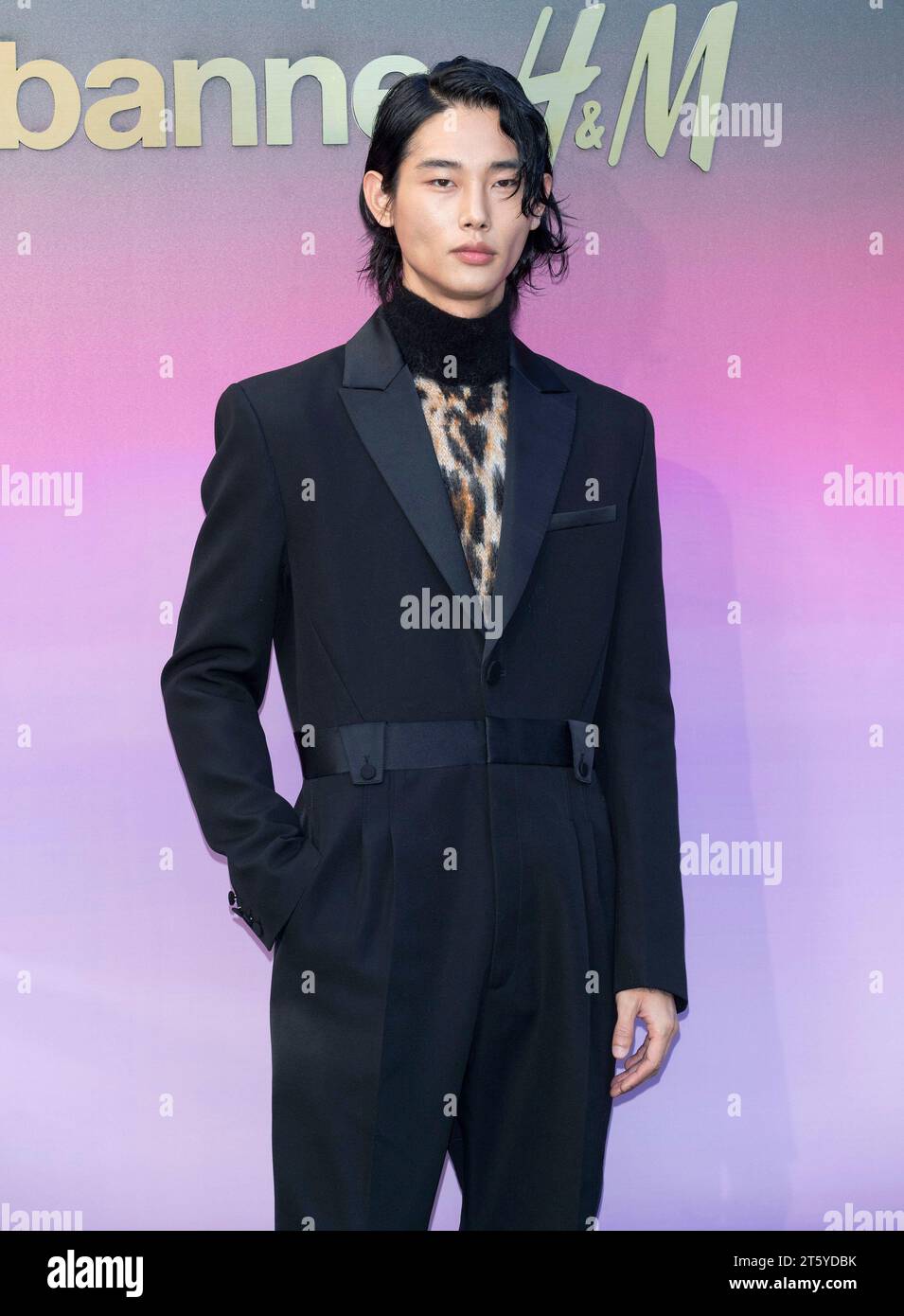 Seoul, South Korea. 7th Nov, 2023. South Korean model Park Tae-min, attends a photocall for the H&M x Rananne Collaboration Event in Seoul South Korea on November 7, 2023. (Photo by: Lee Young-ho/Sipa USA) Credit: Sipa USA/Alamy Live News Stock Photo
