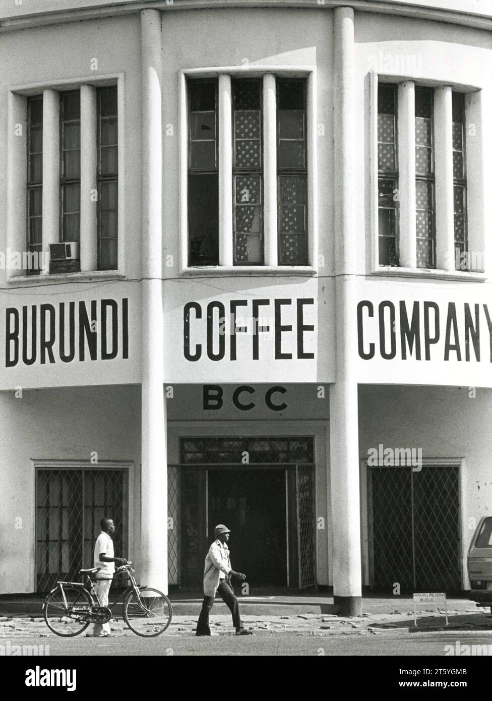 Burundi, Bujumbura. head office of the Burundi Coffee Company. Stock Photo