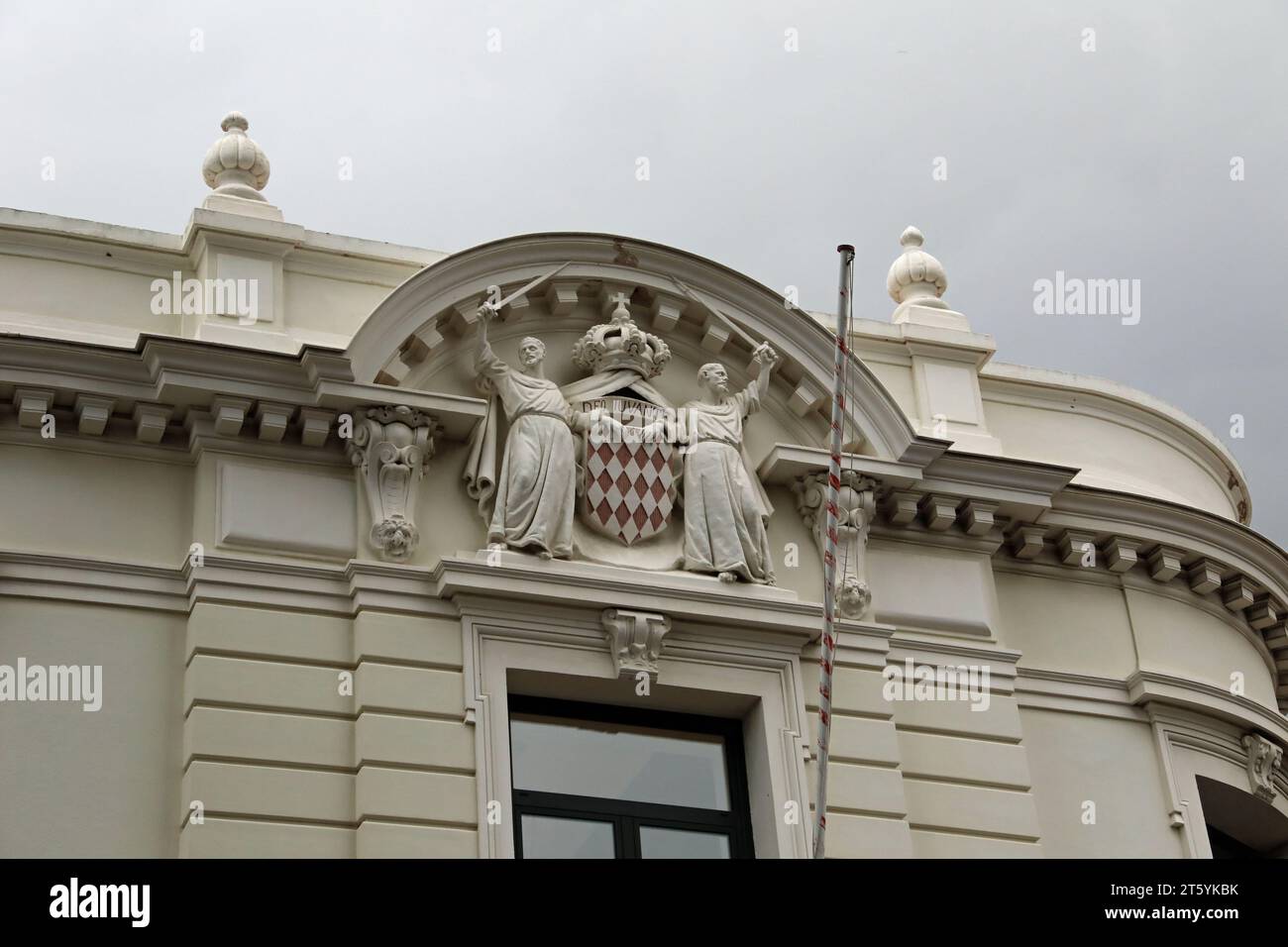 Coat of Arms of Monaco Stock Photo - Alamy