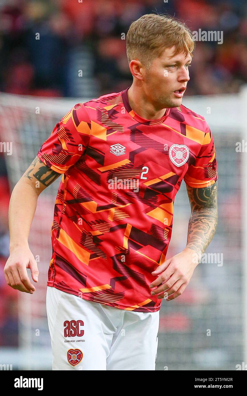 FRANKIE KENT, professional footballer currently playing for Heart of Midlothian football club, a Scottish Premiership Club. Stock Photo