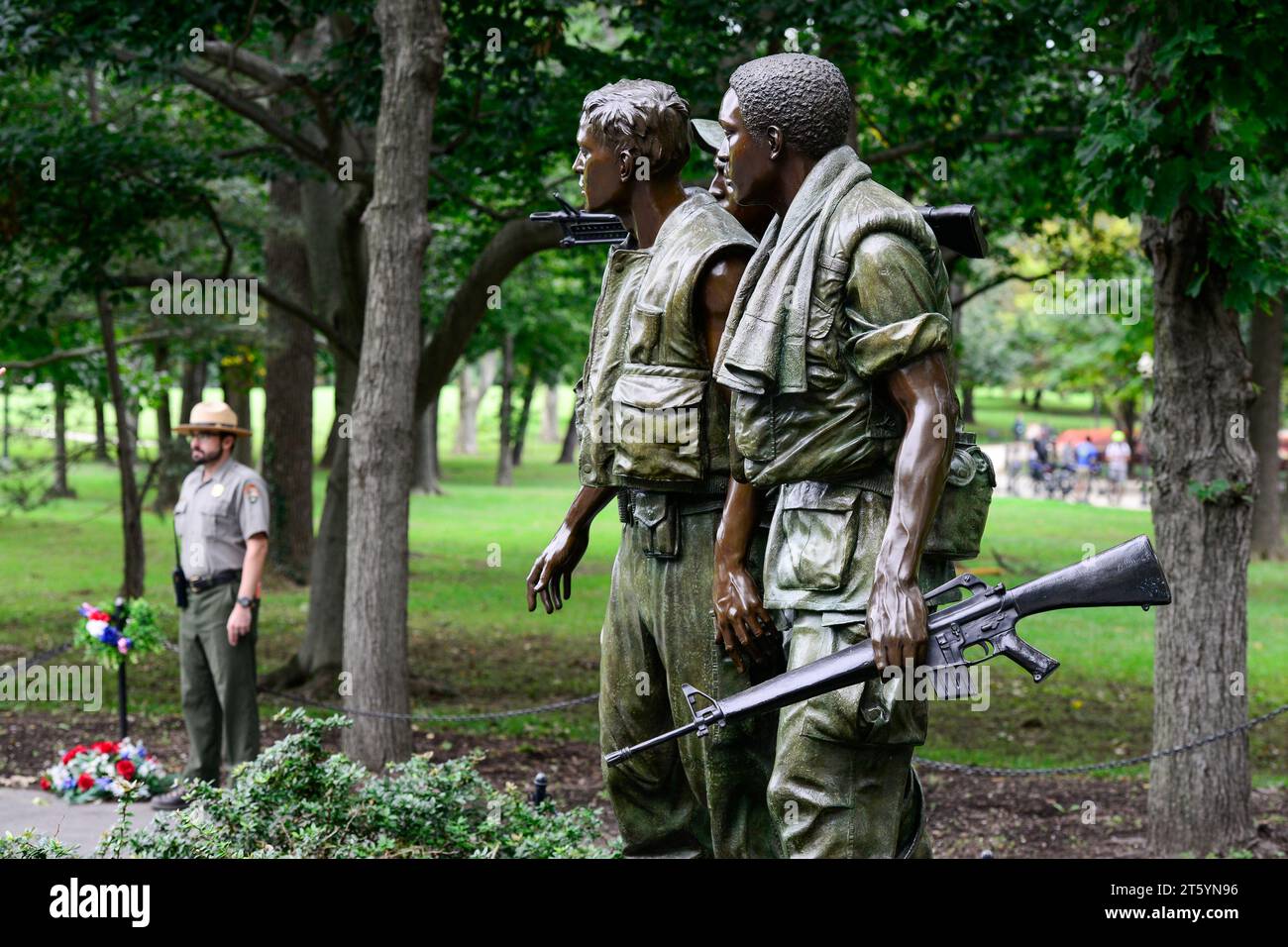 USA, Washington, National Mall, Memorial for Vietnam War Veterans ...