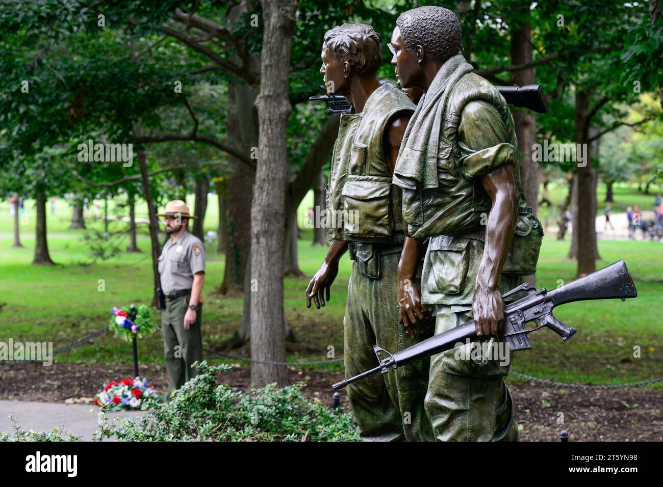 USA, Washington, National Mall, Memorial for Vietnam War Veterans ...