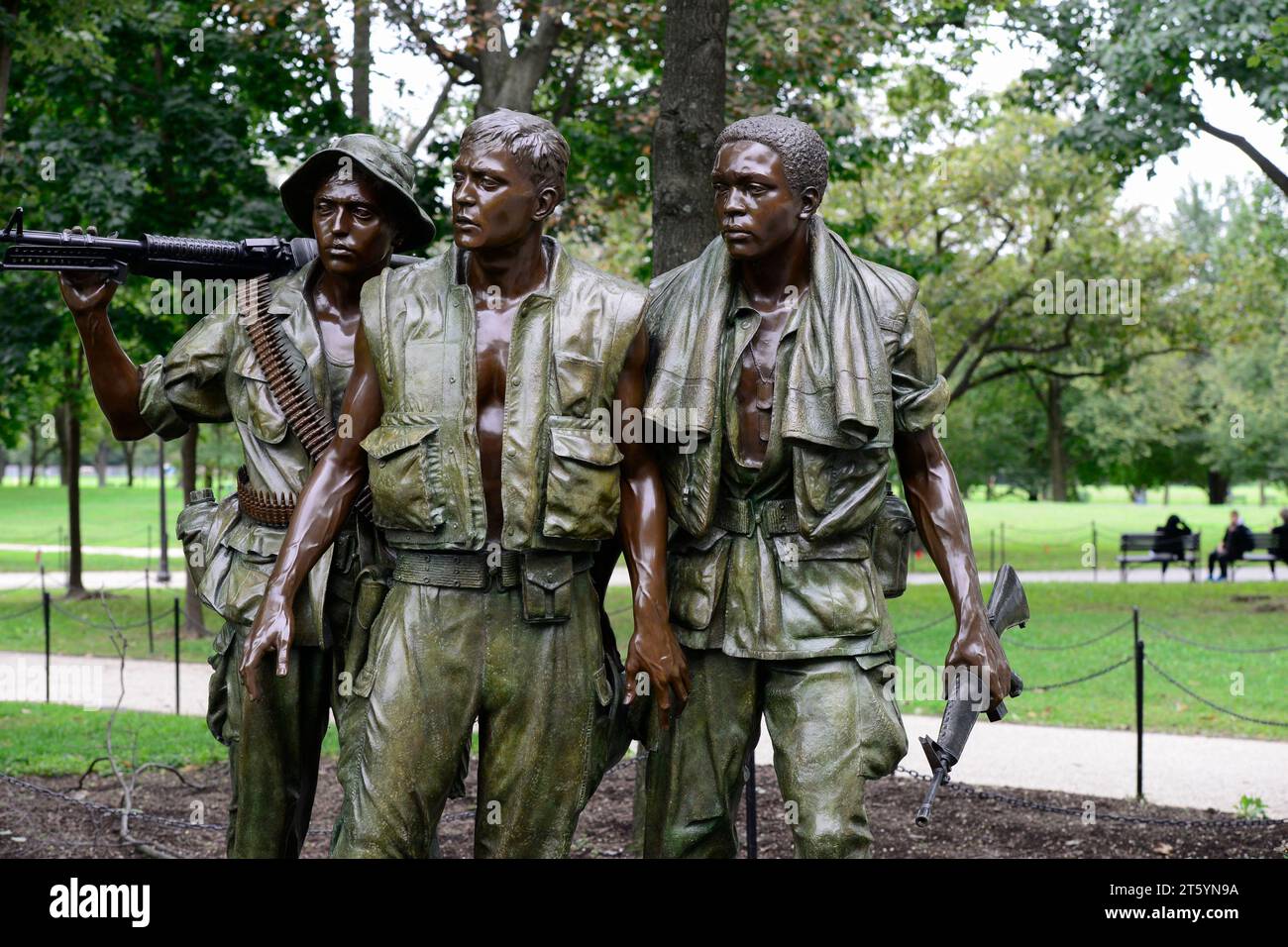 USA, Washington, National Mall, Memorial for Vietnam War Veterans ...