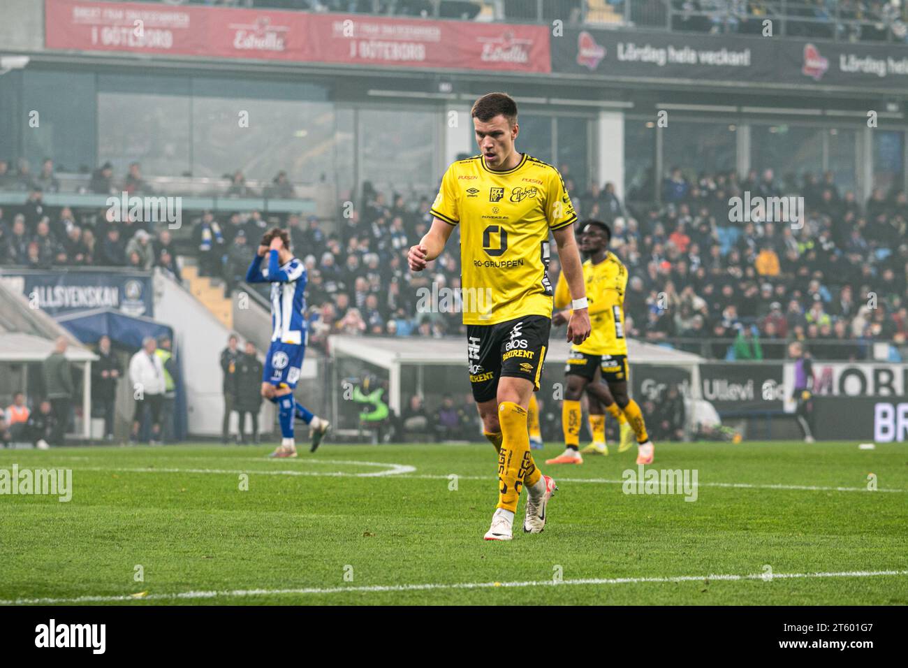 Halmstad, Sweden. 30th, October 2023. Andri Baldursson (6) of