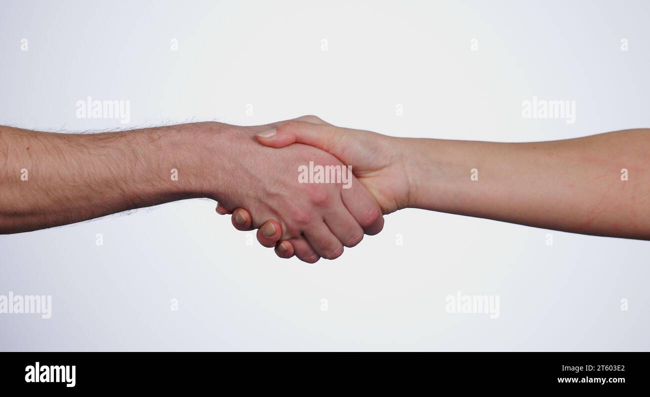 Handshake gesture chalk icon. Shaking hands emoji. Friends meeting