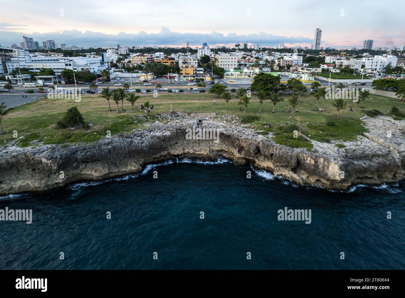 Aerial view Santo Domingo, Capital Of Dominican Republic, its beautiful ...