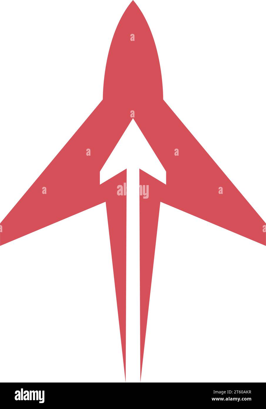 Paper Plane,  Airplane logo design illustration Stock Vector