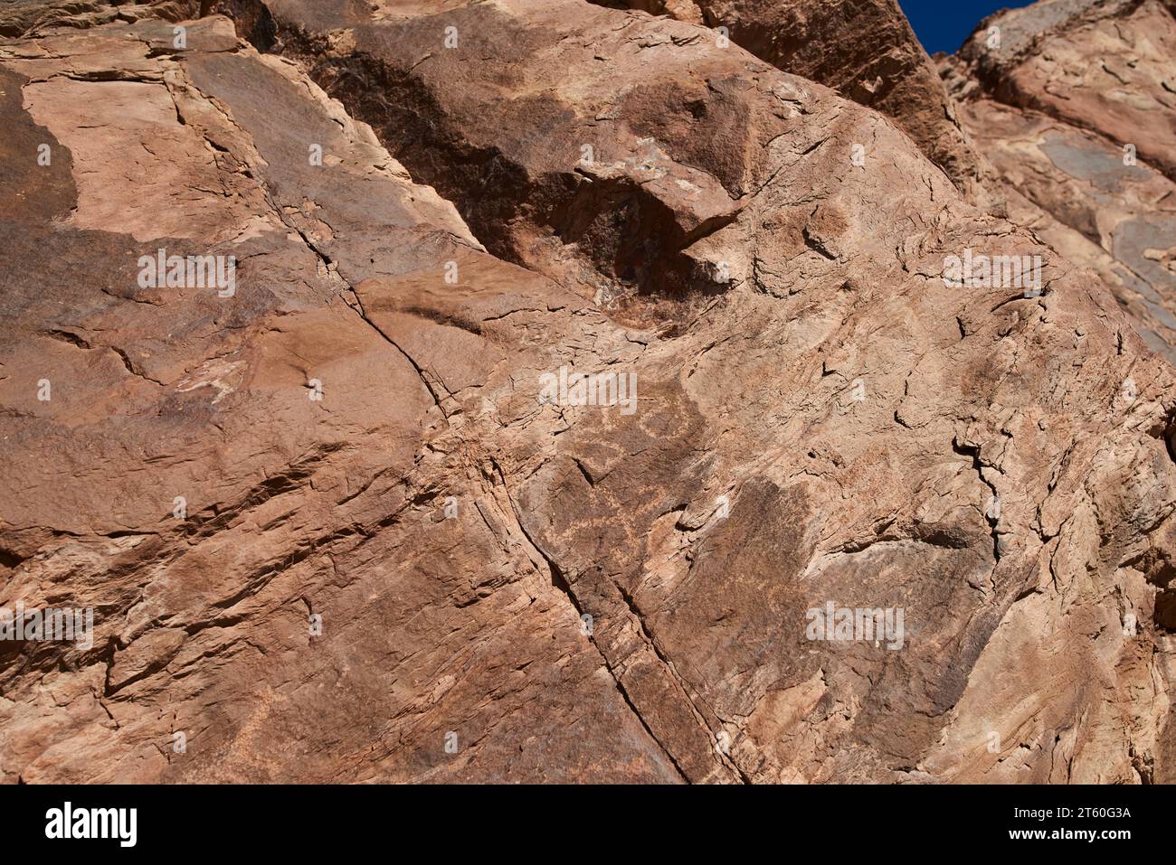 Petroglyphs are rock carvings (rock paintings)made by pecking directly ...