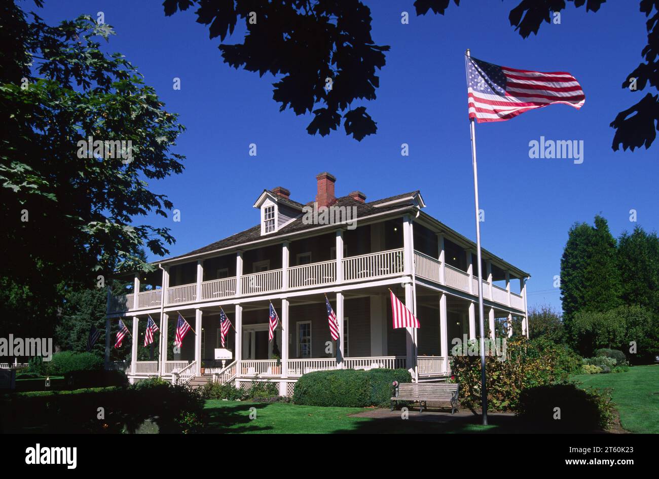 Grant House, Vancouver National Historic Reserve, Washington Stock