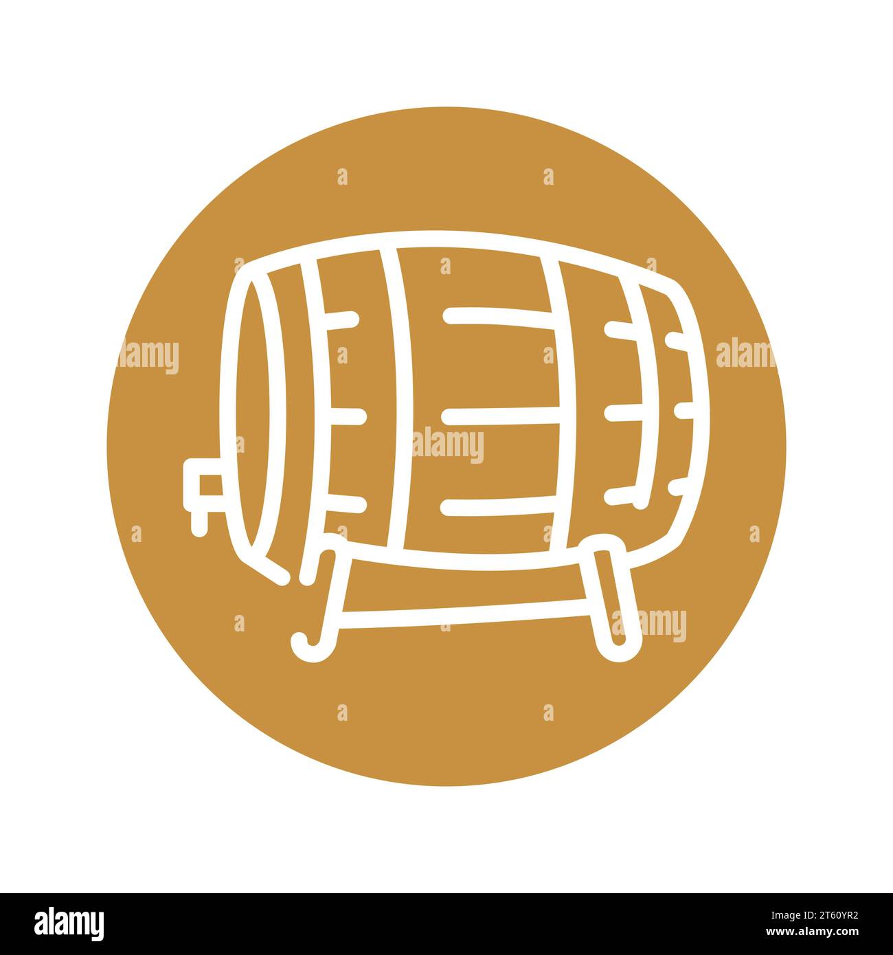 Barrel line drawing Stock Vector Images Alamy