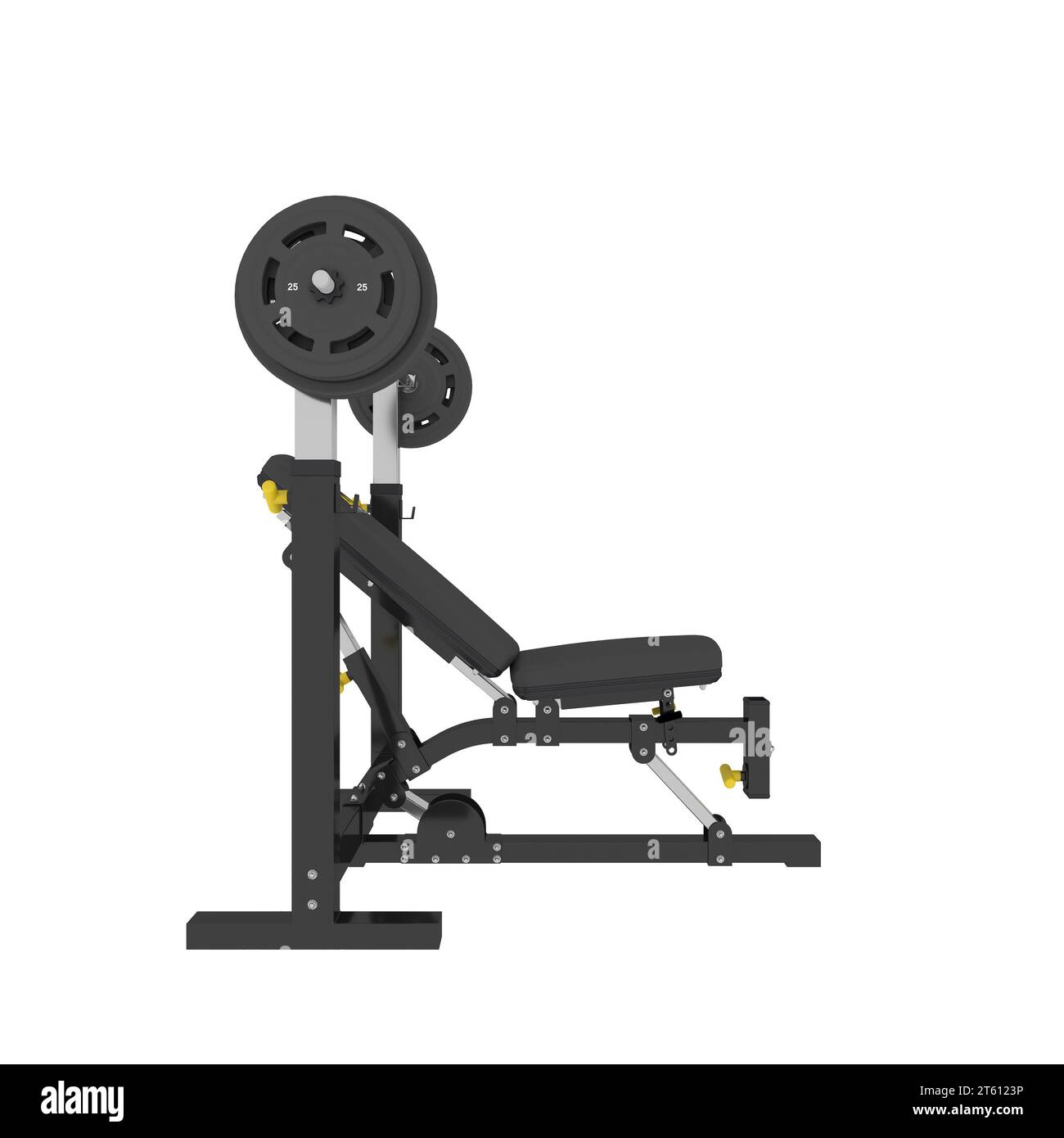 3d render fitness workout wellness center Stock Photo - Alamy