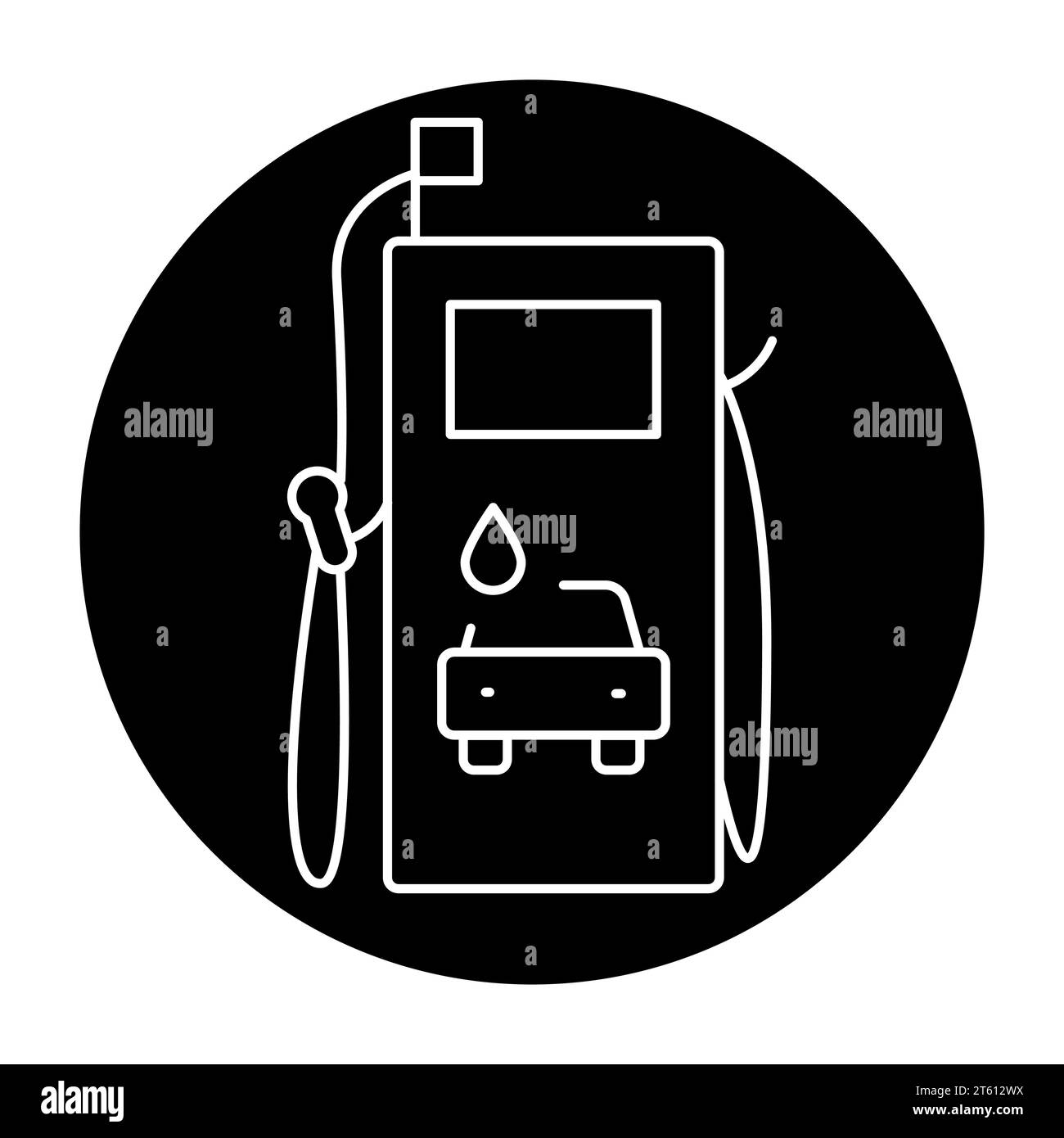 Self service car wash machine black line icon. Pictogram for web page, mobile app, promo. Stock Vector