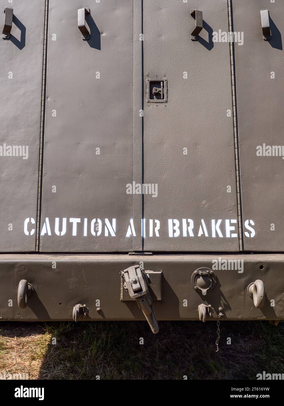 Caution air brakes hires stock photography and images Alamy