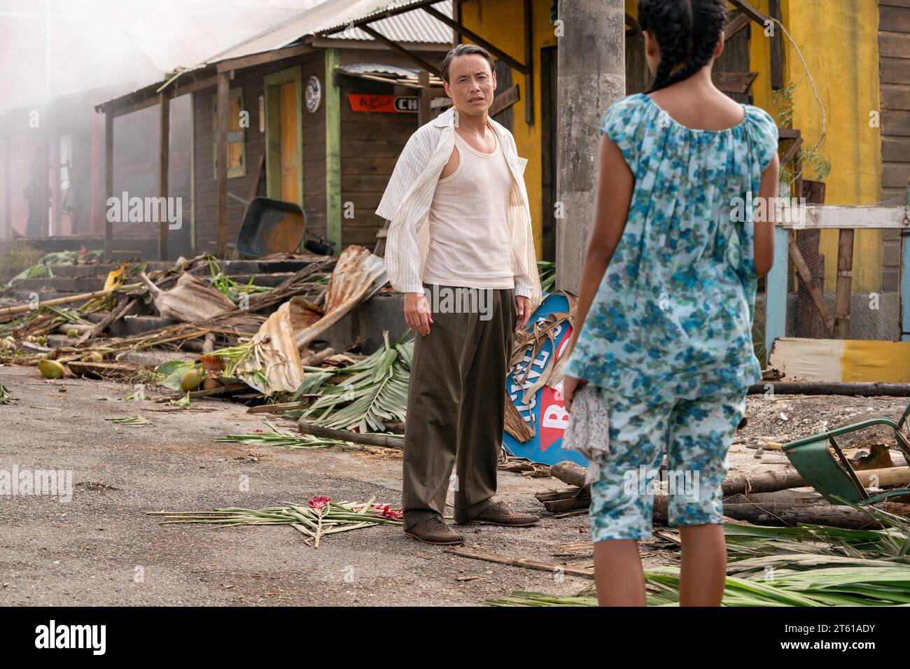 BLACK CAKE, from left Simon Wan, Mia Isaac, 'Covey', (Season 1, ep