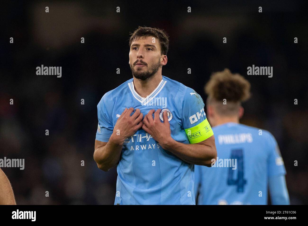 during the UEFA Champions League Group G match between Manchester City and BSC Young Boys at the Etihad Stadium, Manchester on Tuesday 7th November 2023. (Photo: Mike Morese | MI News) Credit: MI News & Sport /Alamy Live News Stock Photo
