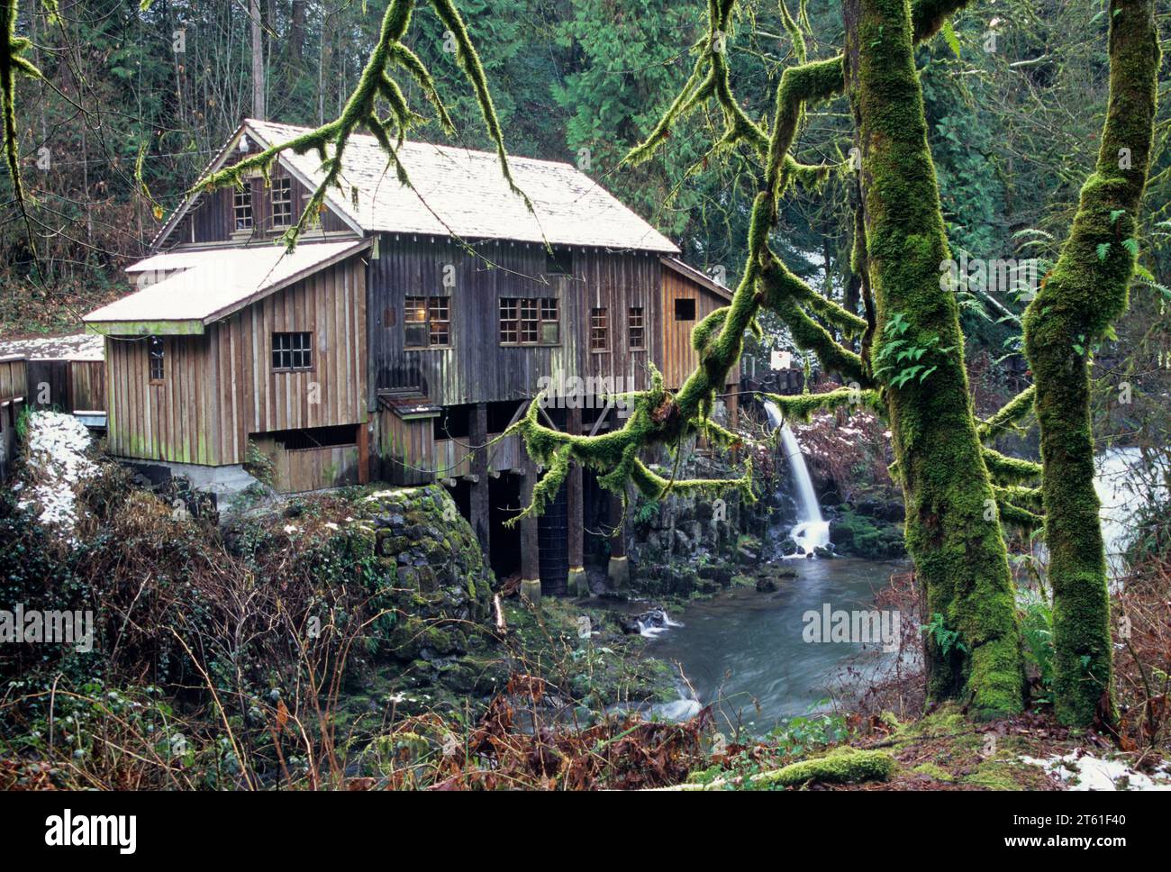 Cedar Creek Grist Mill, Woodland, Washington Stock Photo Alamy