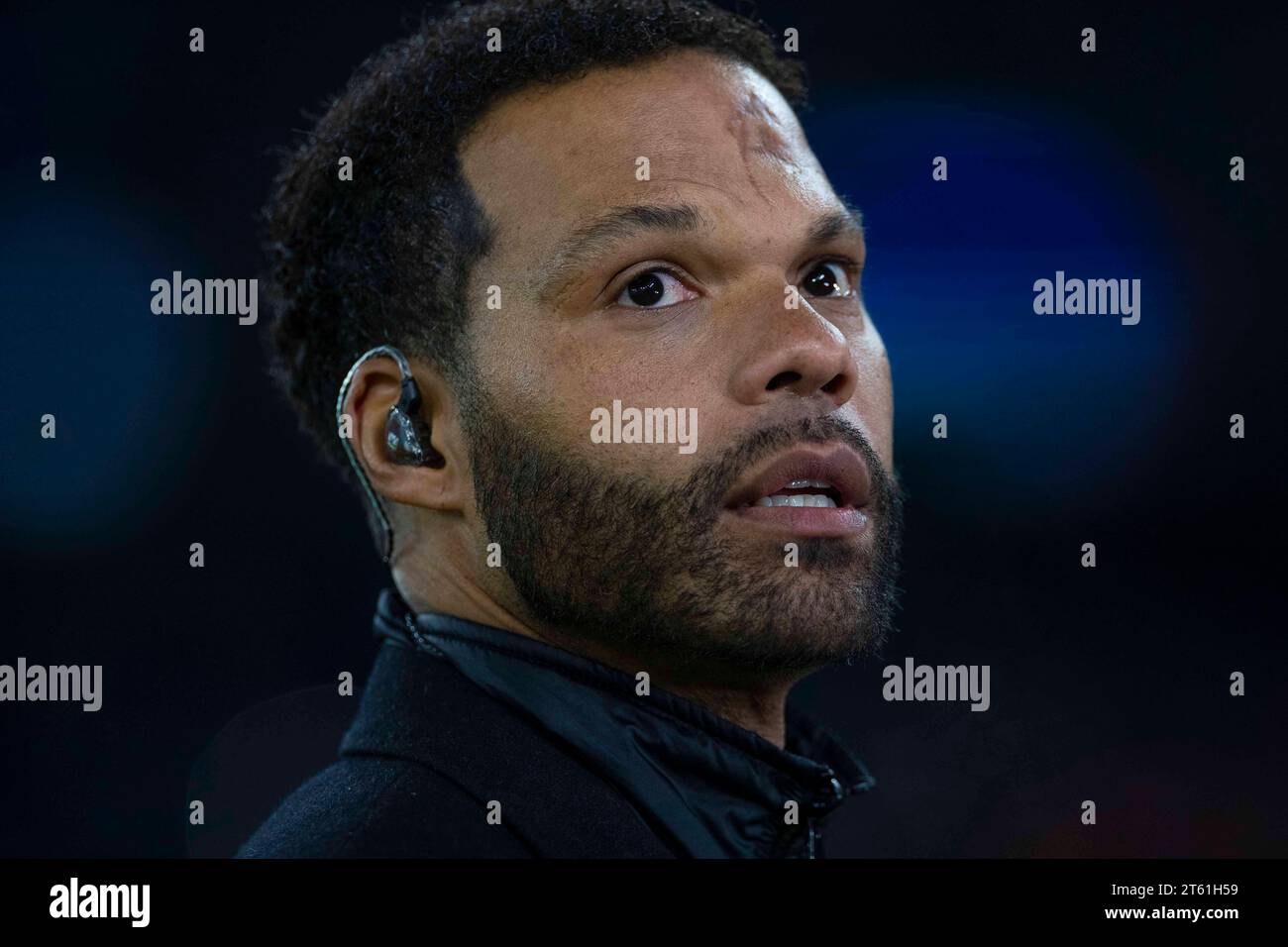 Joleon Lescott during the UEFA Champions League Group G match between Manchester City and BSC Young Boys at the Etihad Stadium, Manchester on Tuesday 7th November 2023. (Photo: Mike Morese | MI News) Credit: MI News & Sport /Alamy Live News Stock Photo
