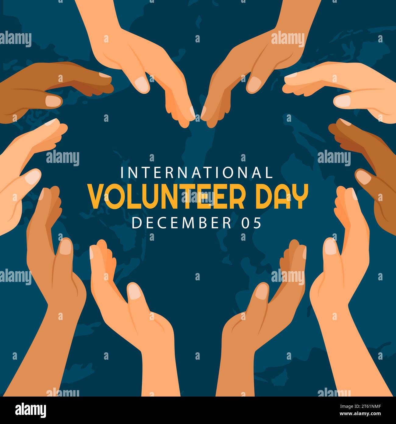 Volunteer month Stock Vector Images - Alamy